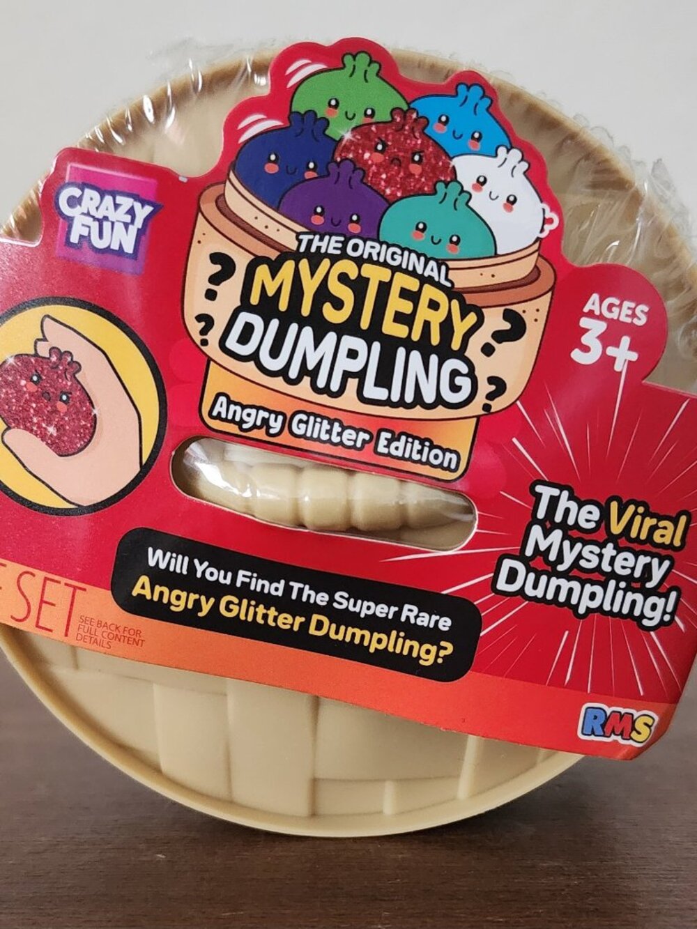 Crazy Fun Mystery Dumpling Angry Glitter Edition Blind Pack